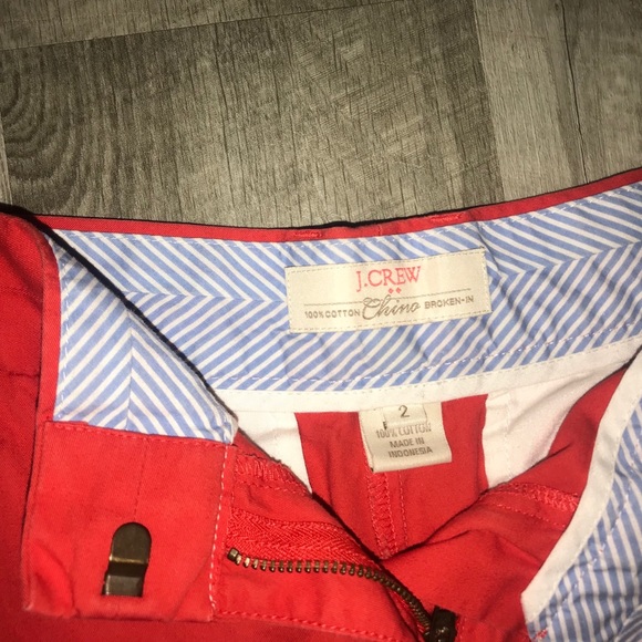 Tomato Chino Shorts - Picture 2 of 5